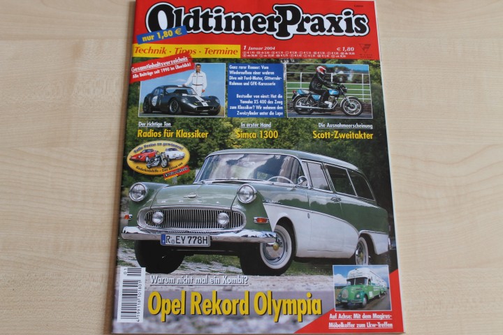 Deckblatt Oldtimer Praxis (01/2004)